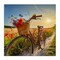 Stupell Industries Flower Stop Bicycle Canvas Wall Art Design by Alina Georgescu